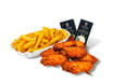 050 Chicken Wings mit Pommes